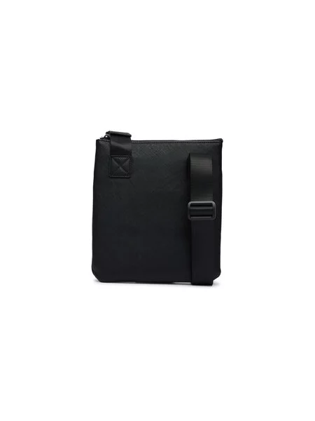Armani Exchange Torbica za okrog pasu črna