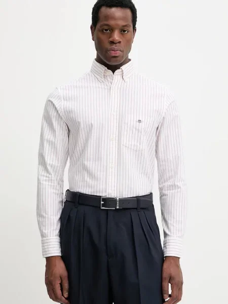 Gant cămașă din alb