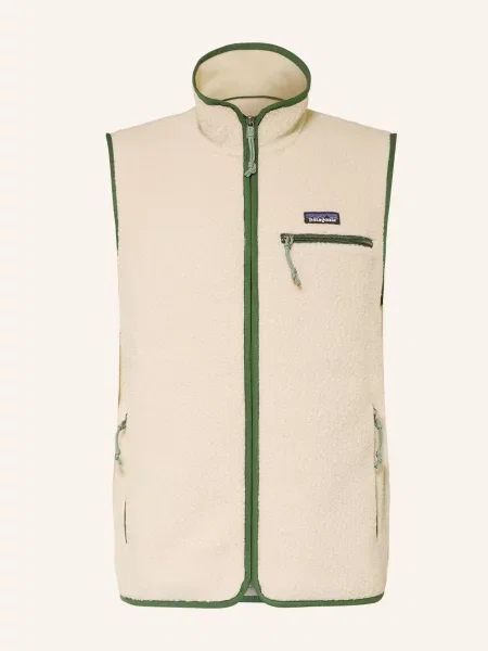 Patagonia Kamizelka Polarowa Retro Pile weiss biała