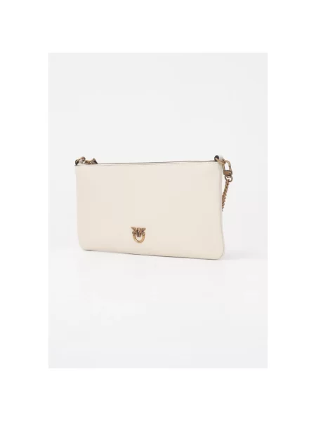 Torebka Pinko bez obcasa biała