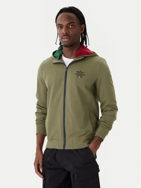 Свитшот Aeronautica Militare зеленый