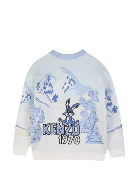 Sweter dziecięcy Kenzo niebieski