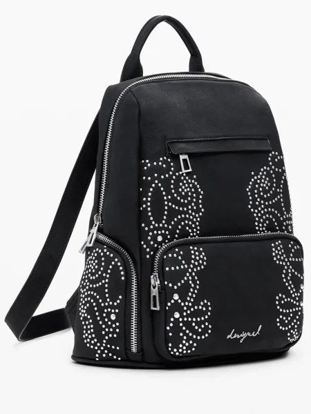Чанта Desigual с апликация черно