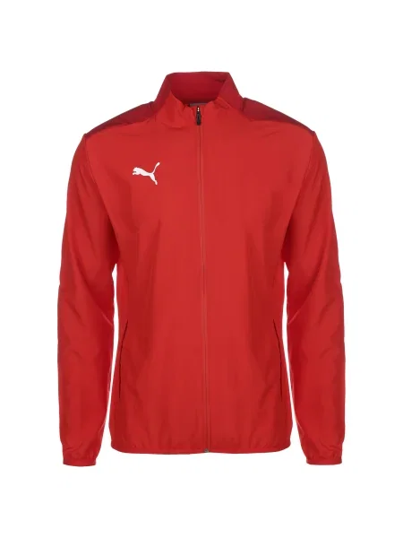 PUMA Geacă sport TeamGOAL roșu alb