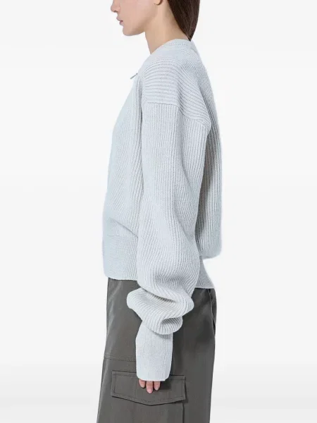 Cardigan Rier tricotate gri