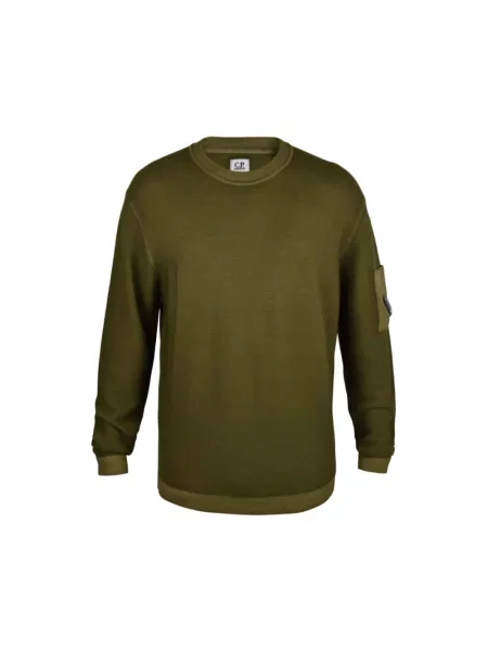 Sweter C.p. Company wełniany zielony