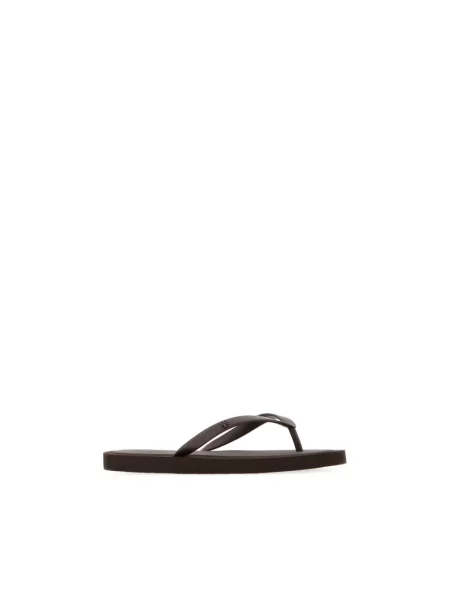 Klapki Tory Burch brązowe