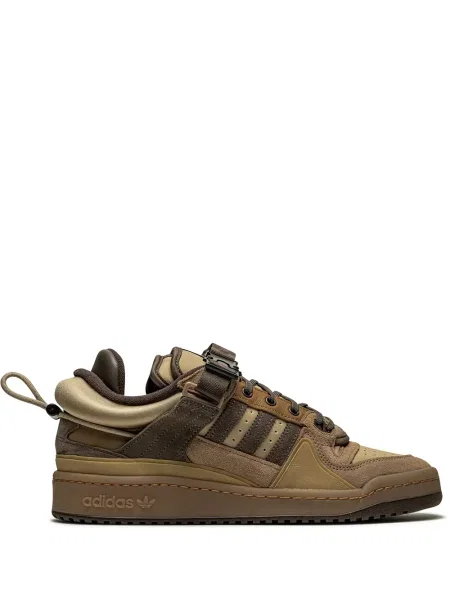 Sneakerși Adidas Forum cu cataramă maro