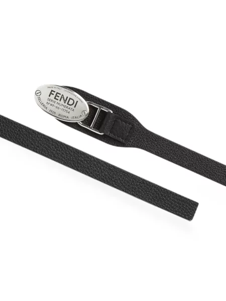 Cu centură curea Fendi negru