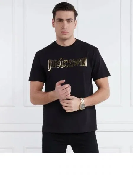 Just Cavalli Tricou negru