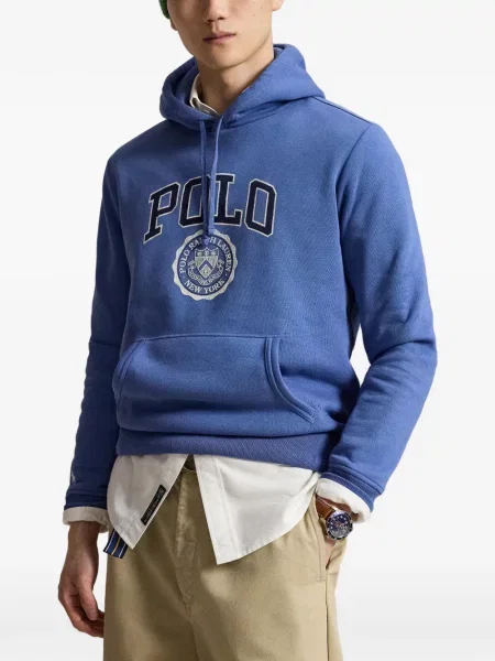 Polo majica Polo Ralph Lauren s vezom keper karirana plava