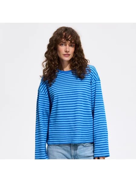 Reserved Oversized pamutban gazdag melegítőfelső kék