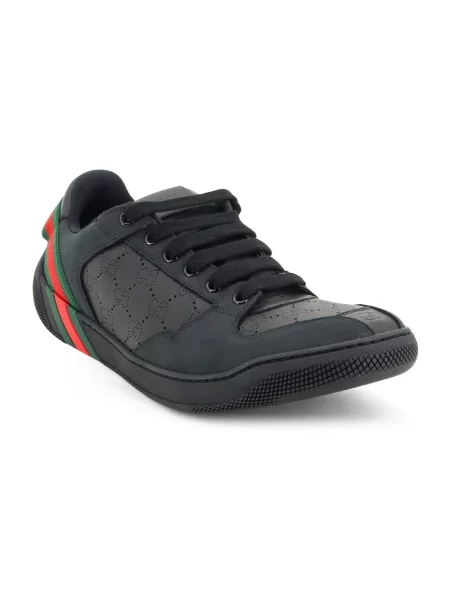 Sneakersy Gucci Screener skórzane czarne