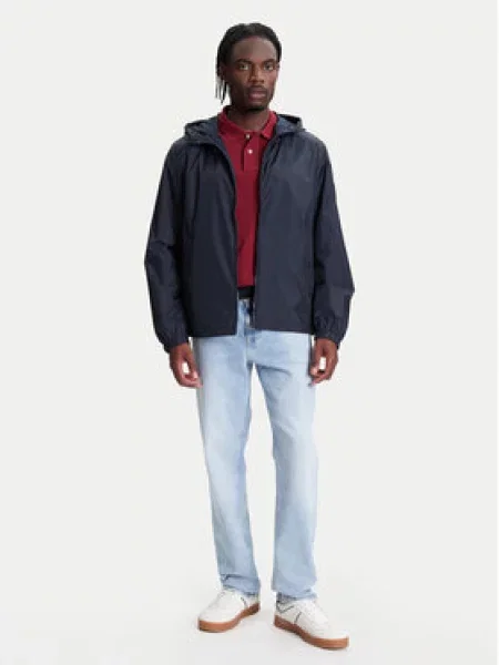 Tommy Hilfiger Bunda pro přechodné období Tmavomodrá bílá