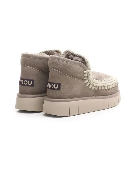 Mou Śniegowce Eskimo Bounce Sneaker Brązowy szare