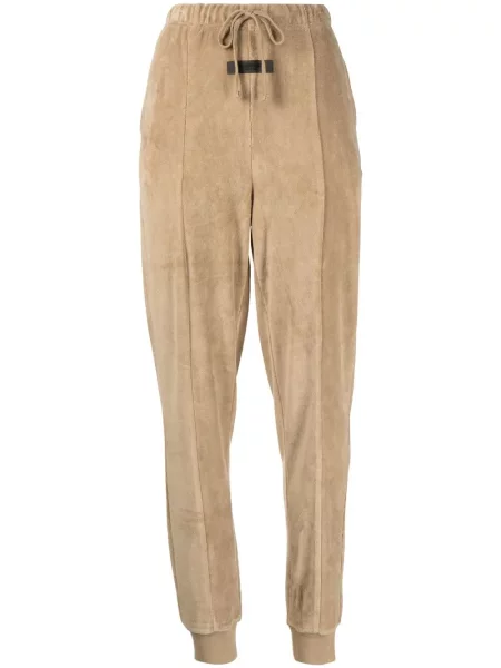 Pantaloni Fear Of God Essentials alergare conici maro