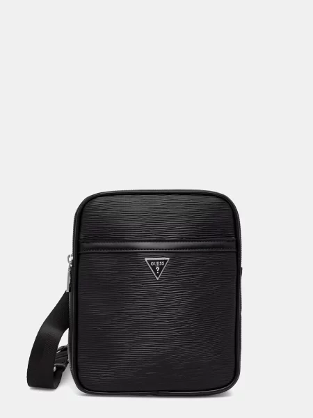 Geantă crossbody Guess din piele negru