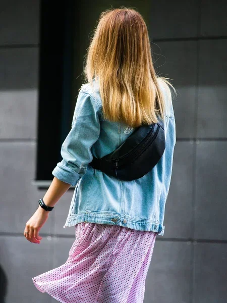 Without Поясна сумка Штучна шкіра чорний