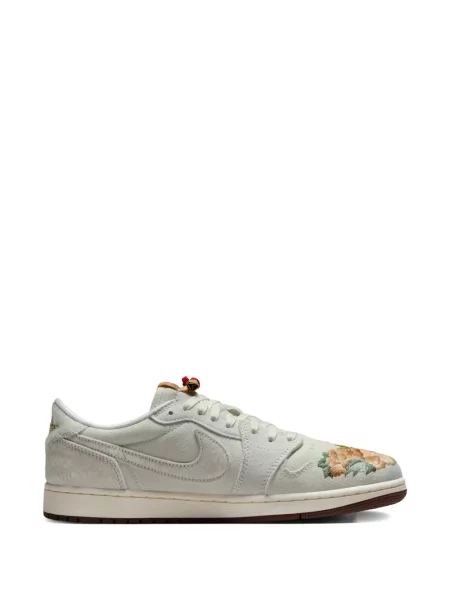 Sneakerși Jordan Air Jordan 1 cu model floral alb