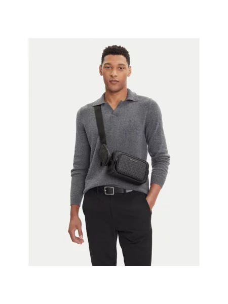 MICHAEL Michael Kors Saszetka Hudson czarny