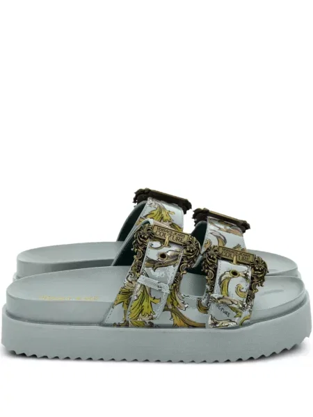 Klapki Versace Jeans Couture białe