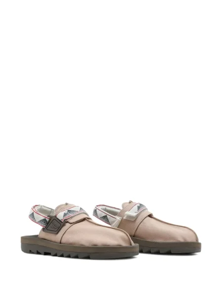 Sneakerși Reebok cu imprimeu geometric slingback maro