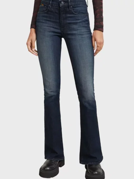 Джинси кльош G-star Raw сині