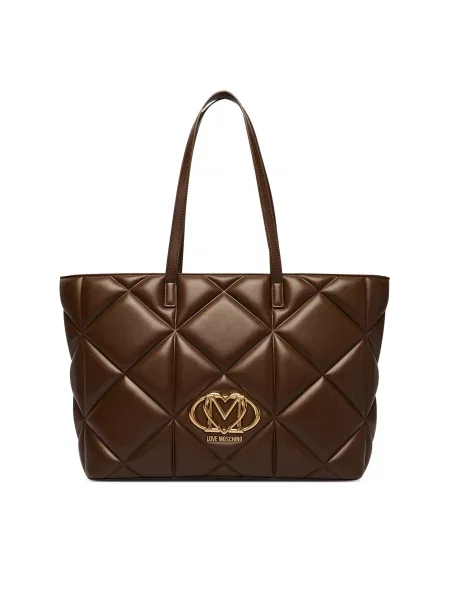 Kabelka LOVE MOSCHINO hnedá