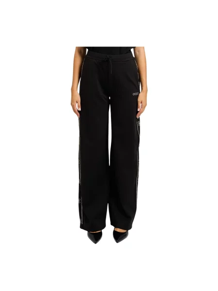 Spodnie dresowe GUESS Octavia Wide Leg Pants Jet Black S czarne