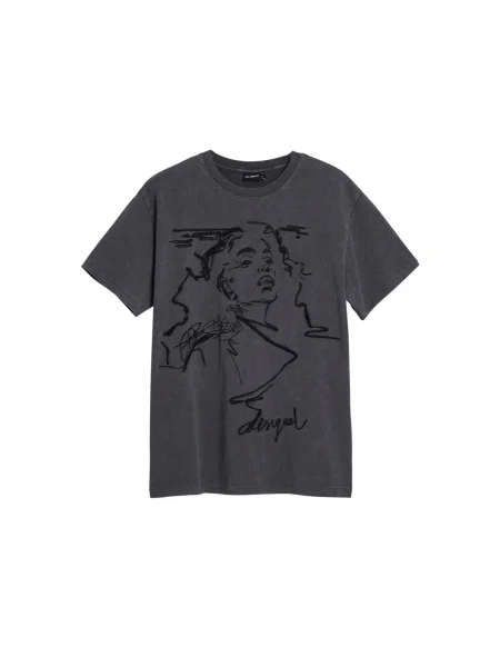 Desigual Tricou Budapest gri