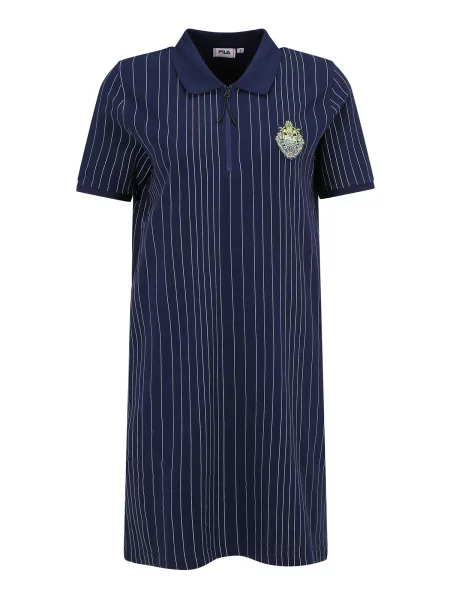 FILA Rochie Treplin bleumarin alb