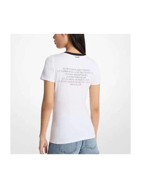 Tricou Michael Michael Kors alb
