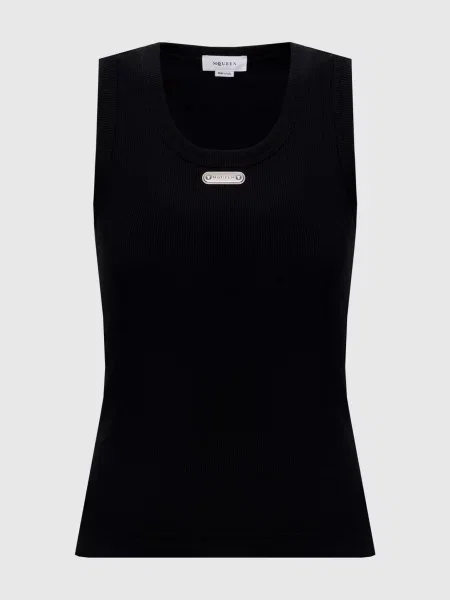 Майка Alexander Mcqueen черная