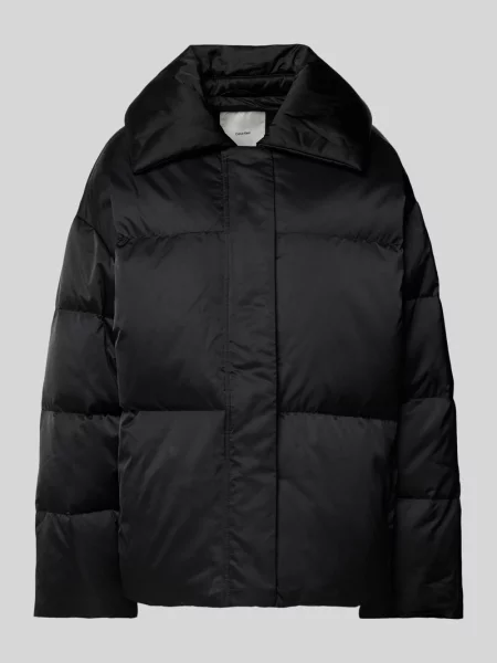 Kurtka pikowana z detalem z logo Calvin Klein Womenswear czarna