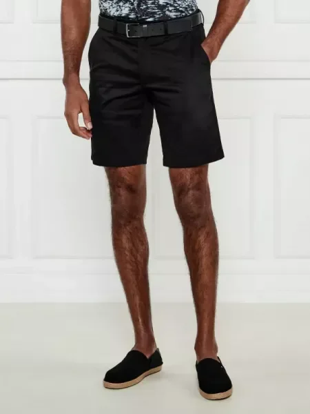 Calvin Klein Pantaloni scurți SATEEN | stretch negru
