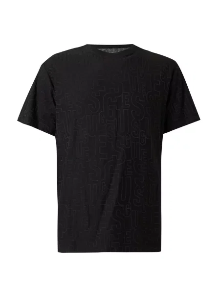 GUESS Tricou gri deschis negru