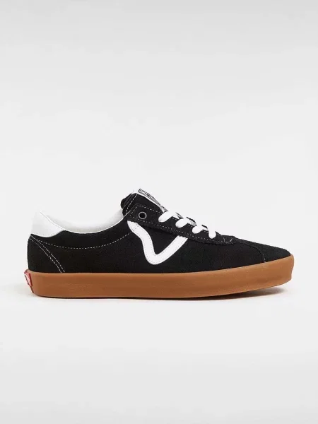 Велурени кецове Vans Sport Low черно