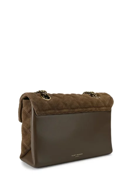 Torebka crossbody Kurt Geiger brązowa
