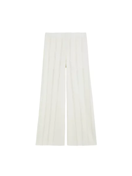 Scalpers Pantaloni ecru alb