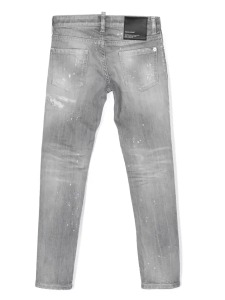 Jeansy skinny dziecięce Dsquared2 szare