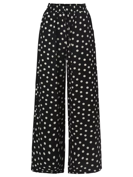 Influencer Hlače črna bela