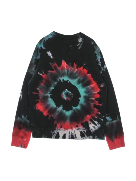 Sweter Mauna Kea z dekoltem w serek z nadrukiem galaktyka czarny