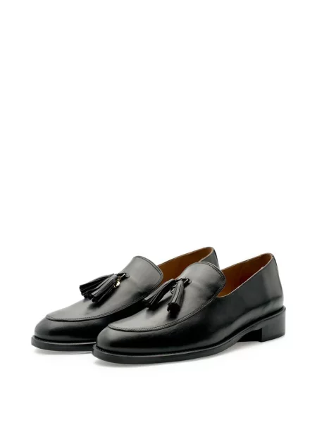 Pantofi loafer Lottusse din piele negru