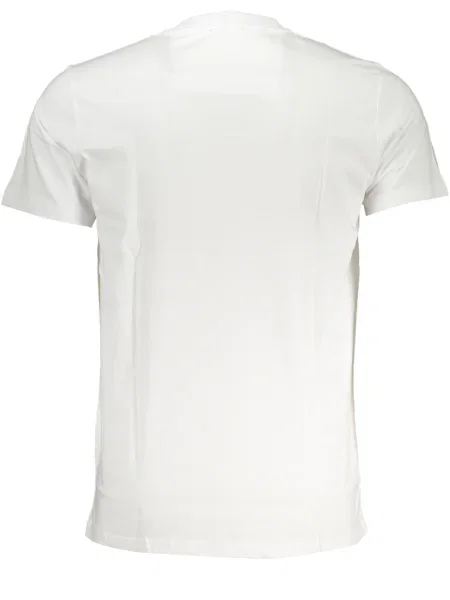 Tricou Cavalli Class scurt alb