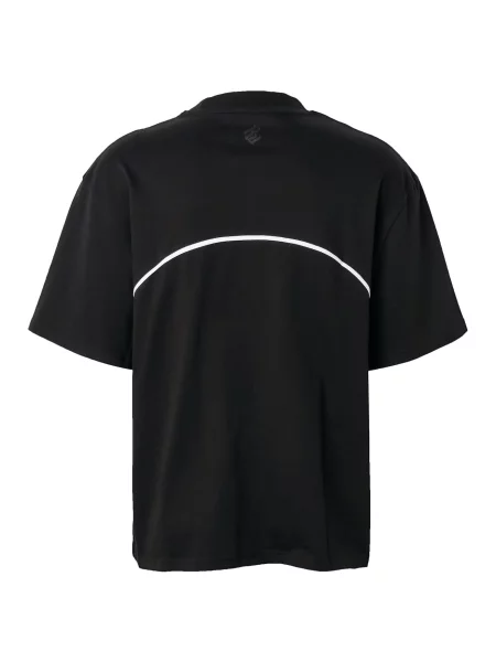 ROCAWEAR Póló Arch szürke / fekete fehér