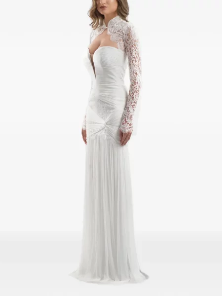 Rochie Imroska drapată alb