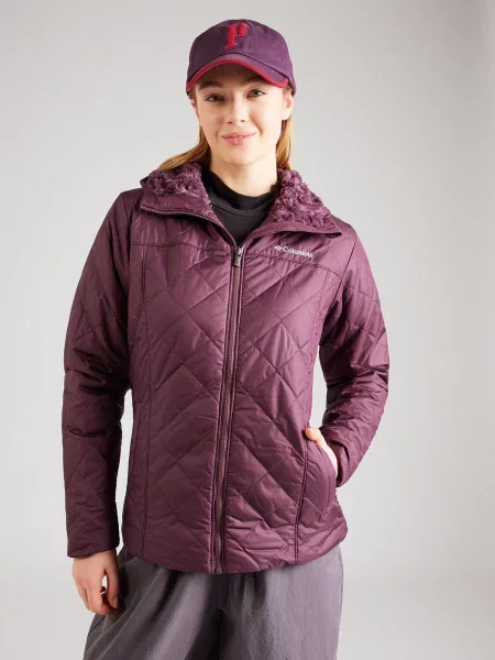 COLUMBIA Outdoorová bunda Copper Crest II červeno-fialová fialová