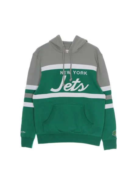Bluza z kapturem Mitchell & Ness z kapturem zielona