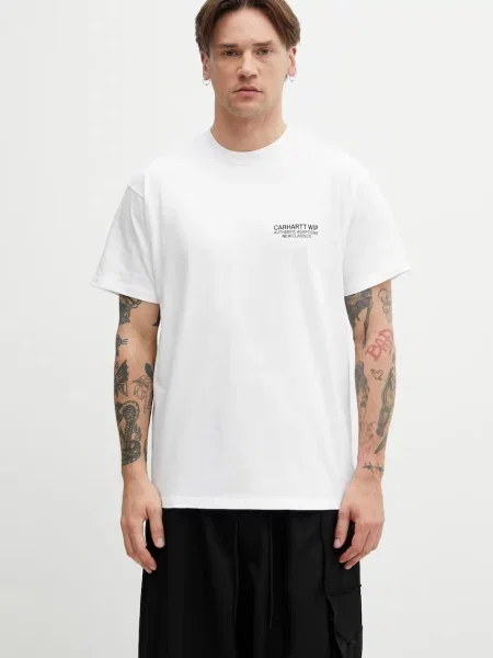 Carhartt WIP S/S Sean Hamilton 03 tricou din bărbați alb