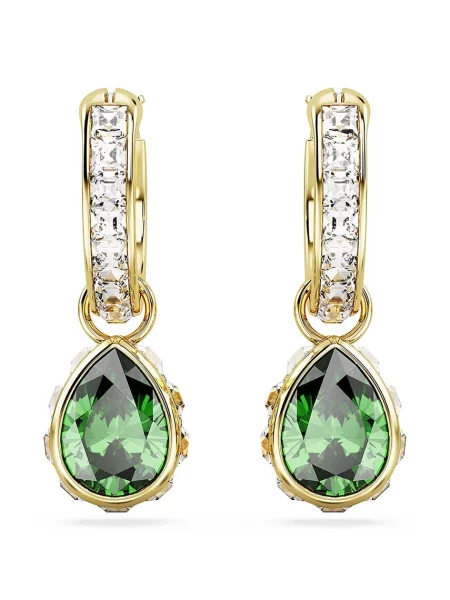 Kolczyki Swarovski żółte